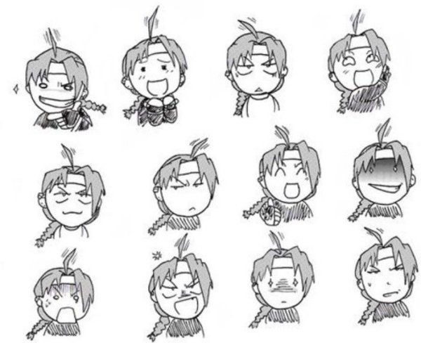 Эмоции чибиков