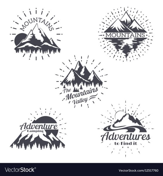 Логотип в виде горы