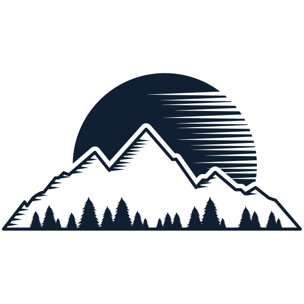 Горы силуэт