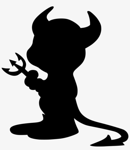 Наклейка чертенок