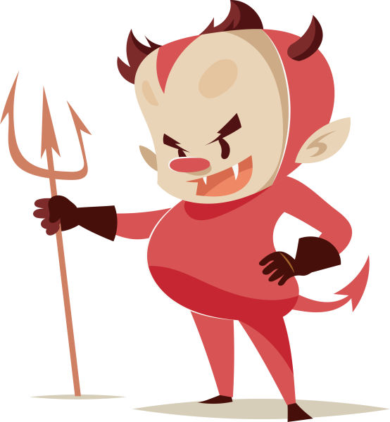 Дьяволенок вектор