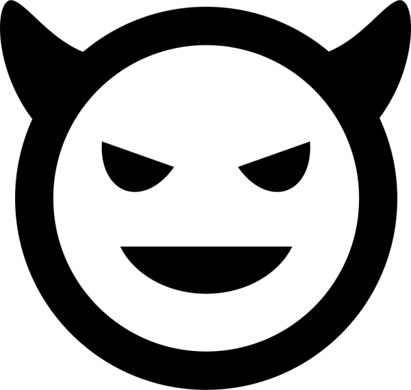 Черт значок