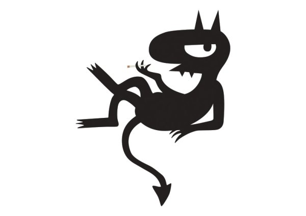 Черт на Луне