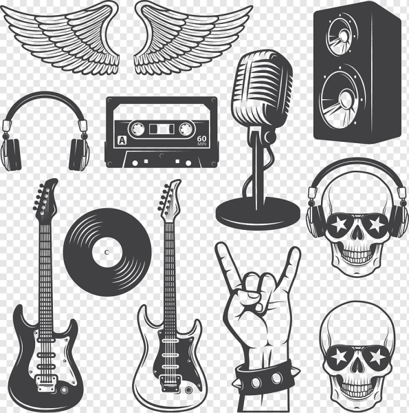 Иконки в стиле рок