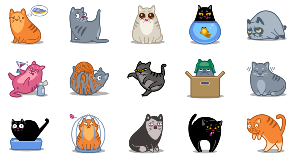 Векторный котик