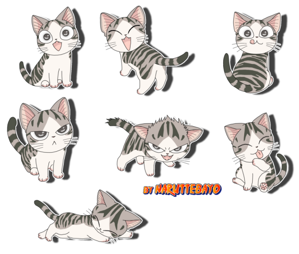 Мини рисунки для срисовки котики