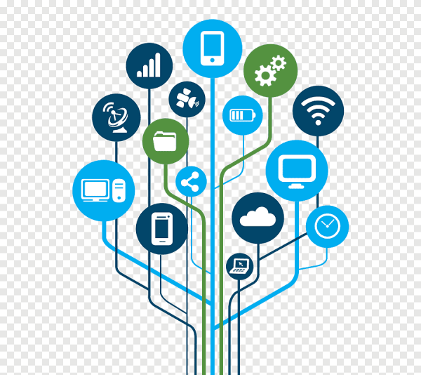 Информационные технологии на белом фоне