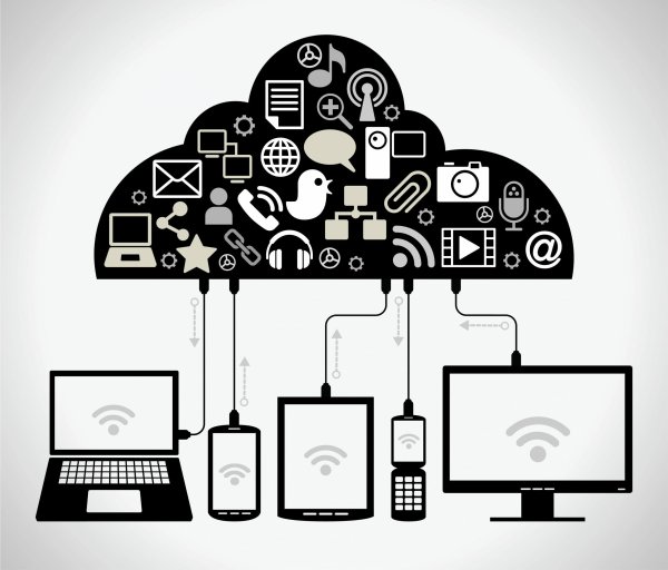 Компьютер стилизованный