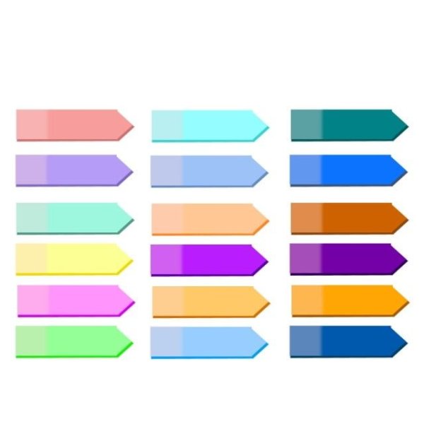 Стикеры для заметок узкие