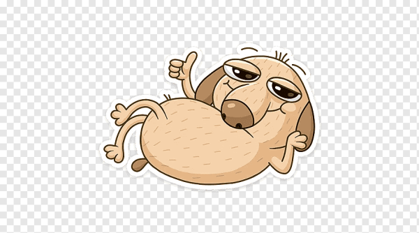 Пес Дигги Стикеры