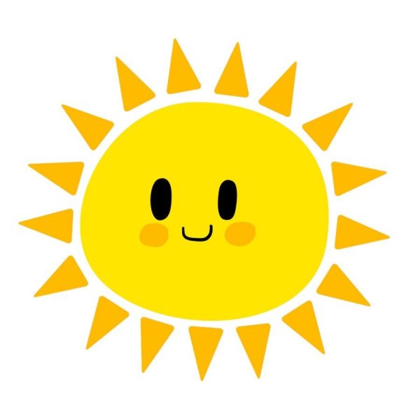 Солнце стикер