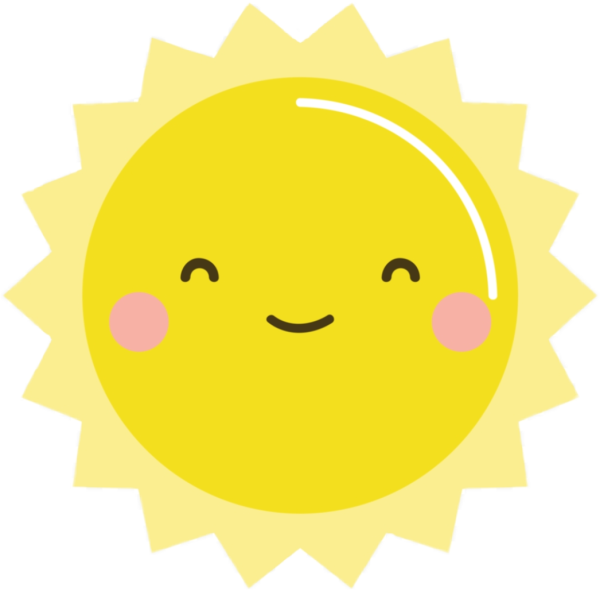 Солнце наклейка