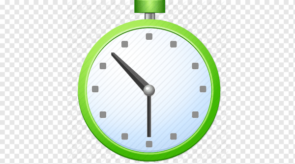 Значок таймера белый