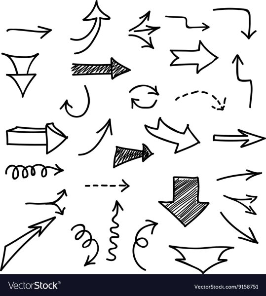 Красивые стрелки рисунок