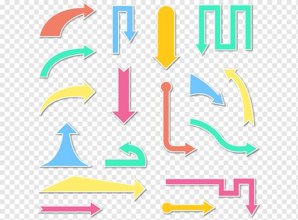 Объемные стрелки вектор