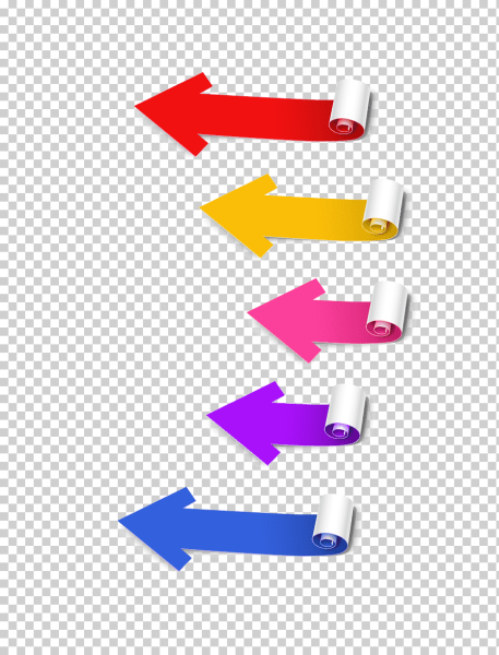 Цветные стрелочки