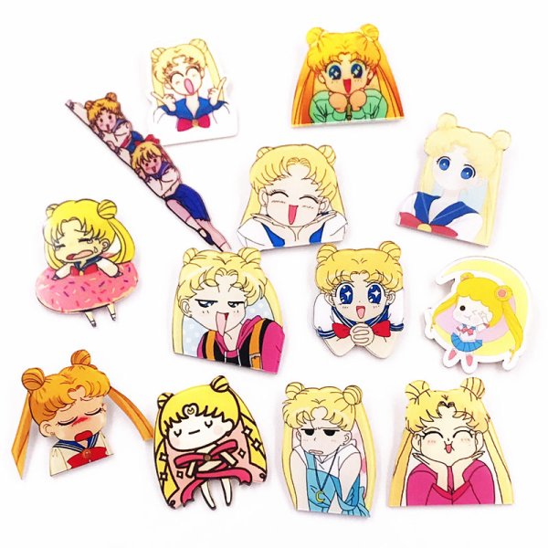 Sailor Moon аниме наклейки