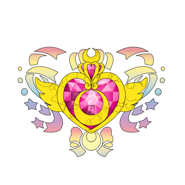 Сейлормун Лунная Призма брошь