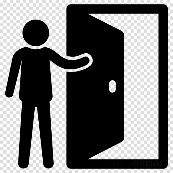 Пиктограмма открытая дверь