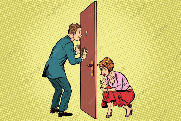 Стучится в дверь карикатура