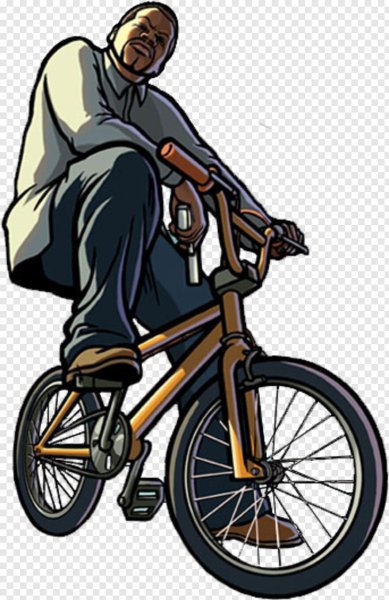 Сиджей на велосипеде