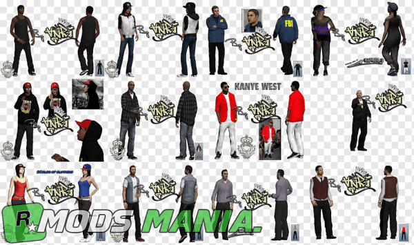 Наклейки ГТА Сан андреас