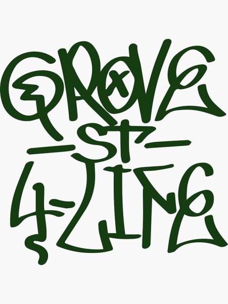 Grove St 4 Life граффити