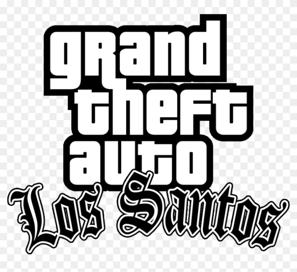 Надпись Grand Theft auto PNG