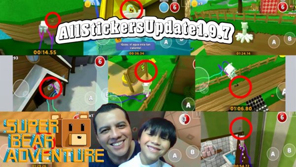 Super Bear Adventure Стикеры