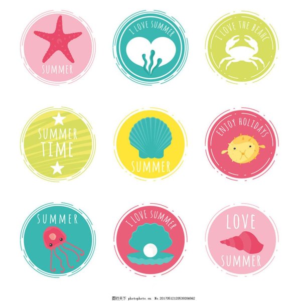 Круглые Стикеры