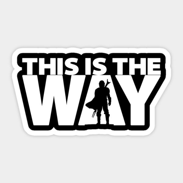 Футболка Мандалорец таков путь