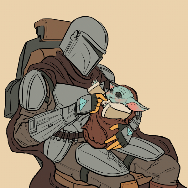 Рисунки Звездные войны Мандалорец