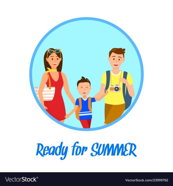 Наклейки на тему лето