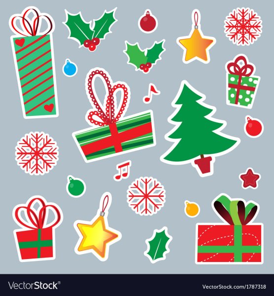 Стикеры новый год