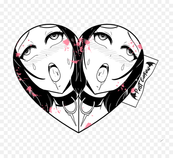 Ахегао наклейки