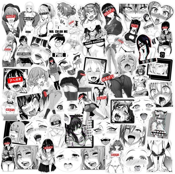 Ахегао Стикеры