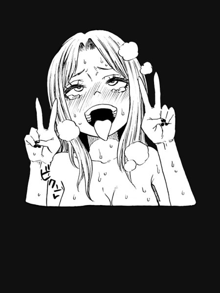 Наклейки аниме ахегао