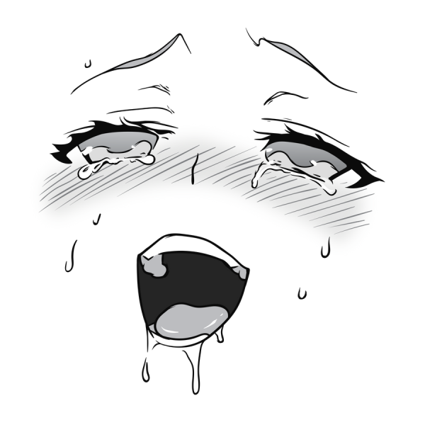 Аниме наклейки на белом фоне