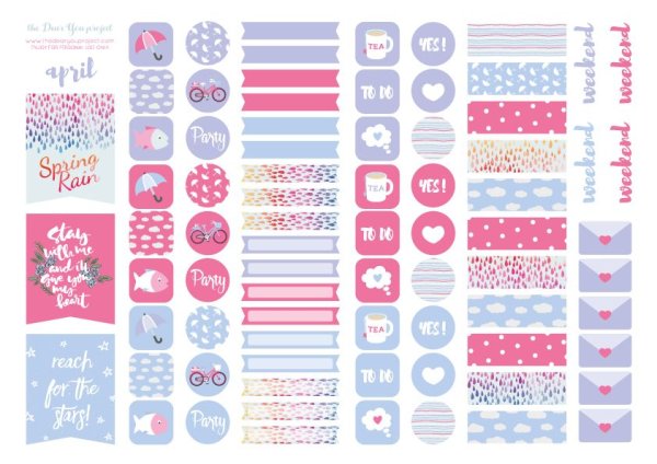 Стикеры для личного ежедневника