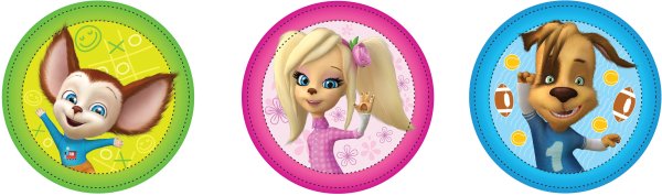 Медаль 31г Барбоскины