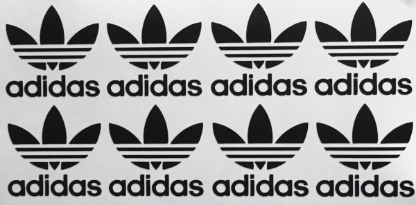 Наклейка адидас