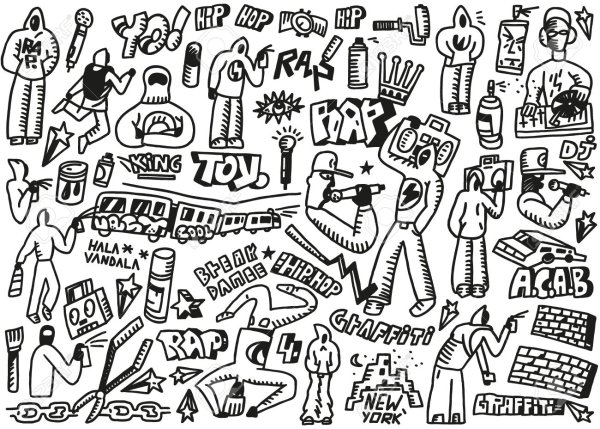 Эскизы андеграунд легкие