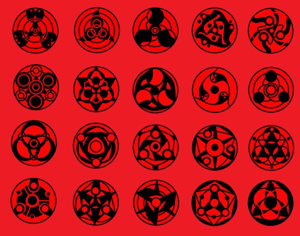 Шаринганы из Наруто