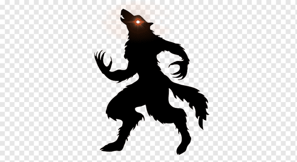 Голова волка мультяшная