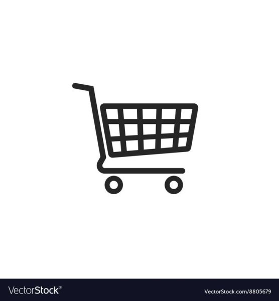 Тележка для покупок на прозрачном фоне