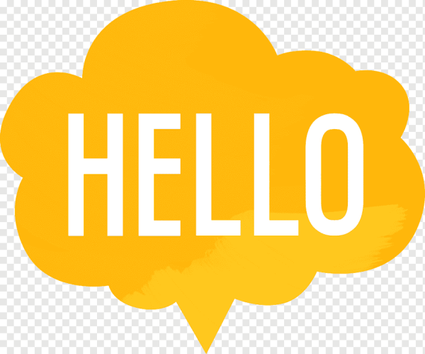 Надпись Хелло