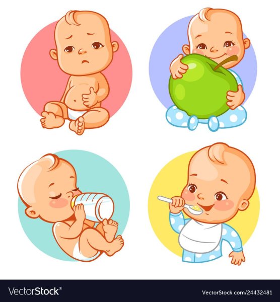 Стикер младенец