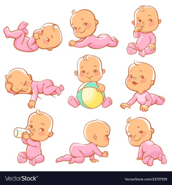 Грудной ребенок вектор