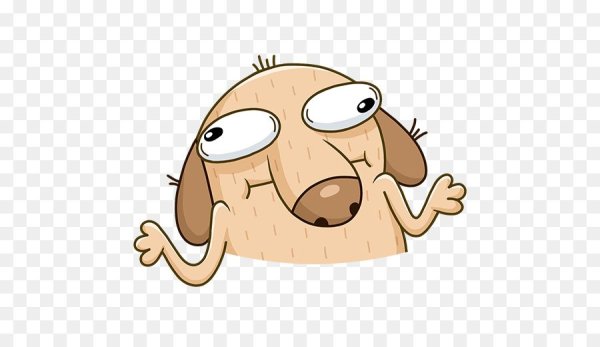 Стикер собака ВК Дигги