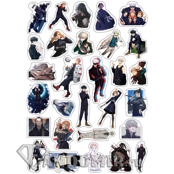 Магическая битва Стикеры